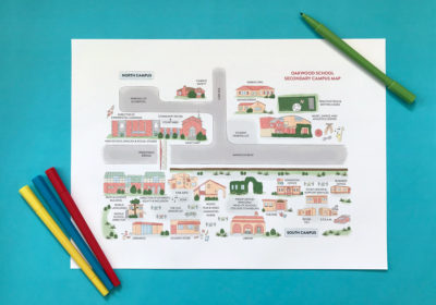 Oakwood School Map