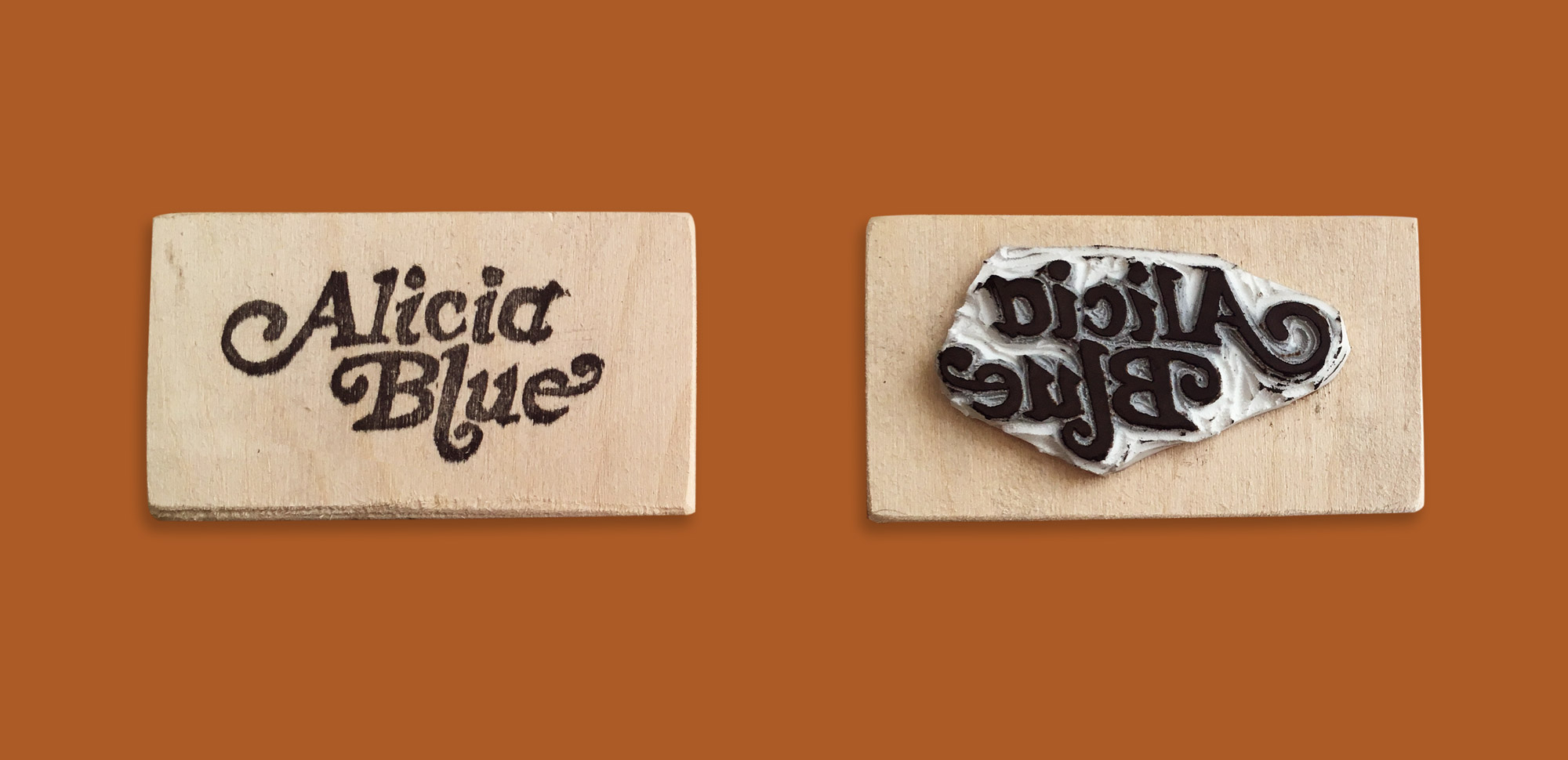 Alicia Blue Stamp