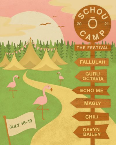 Schoucamp 2021 Festival Poster