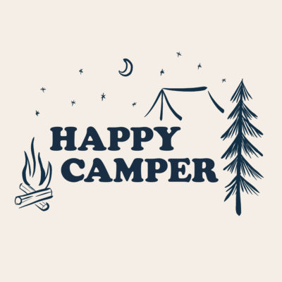 Thread & Supply Happy Camper Illustration