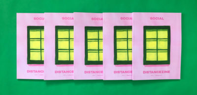 Social Distancezine covers