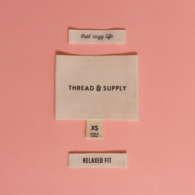 Thread & Supply woven labels