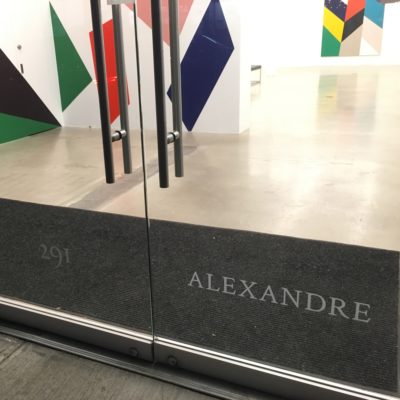 Alexandre Gallery window decal