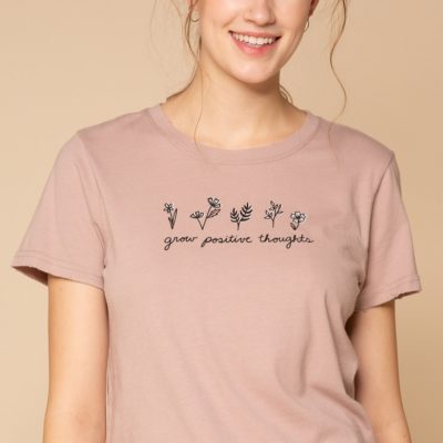 Thread & Supply Grow Positive Thoughts Tee