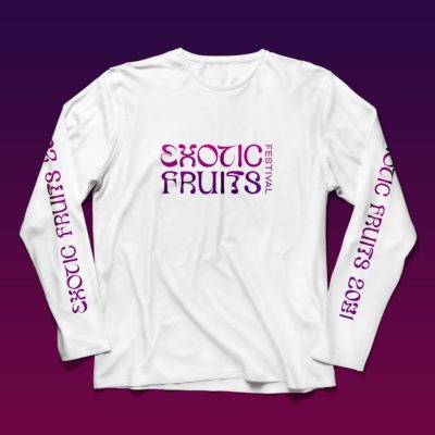 Exotic Fruits long sleeve t-shirt front