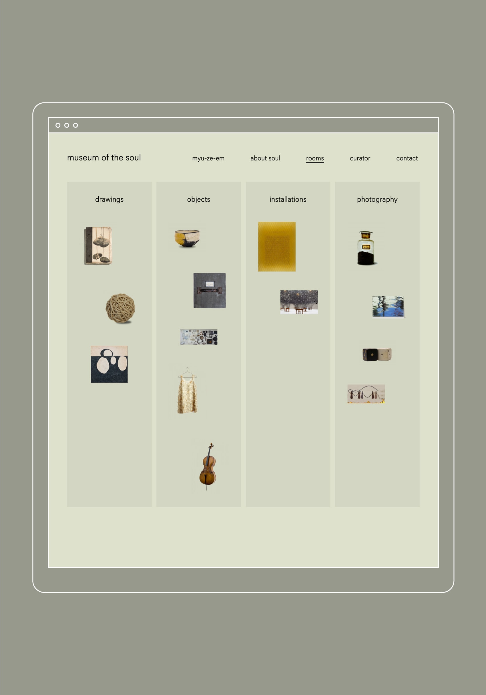 Museum of the Soul – Rooms page
