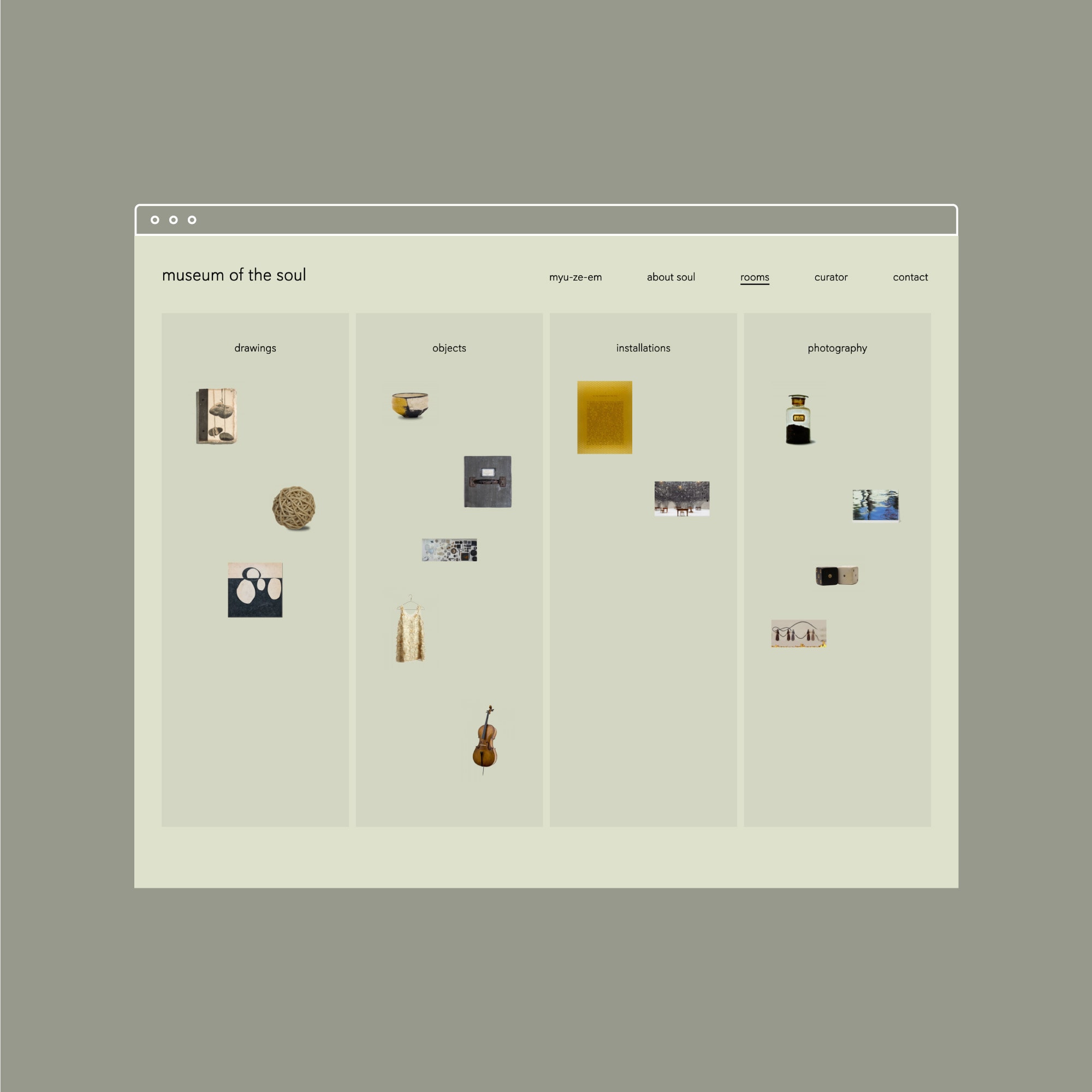 Museum of the Soul – Rooms page