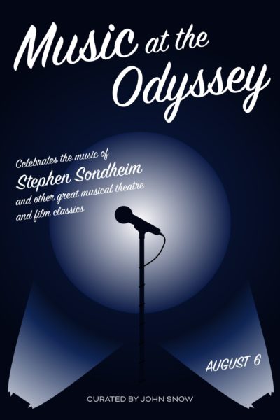 Music at the Odyssey Celebrates Sondheim Poster